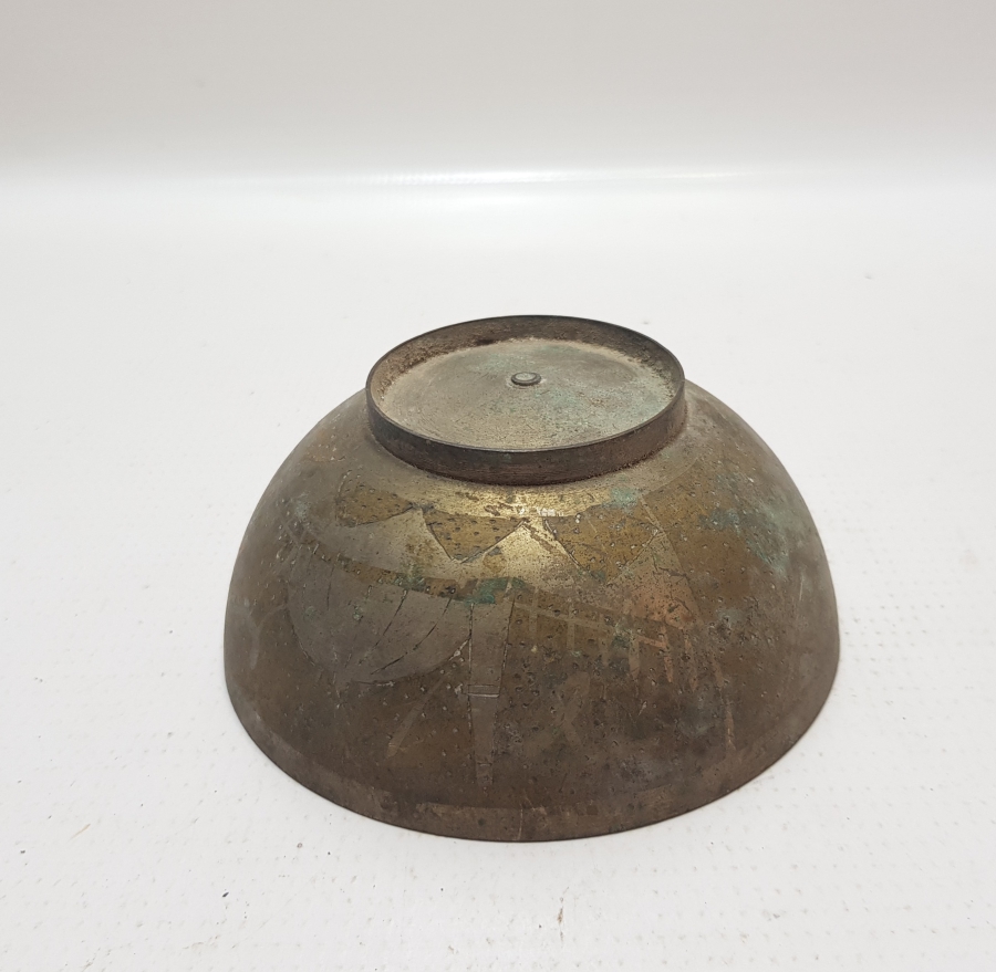 HİCAZ HATIRASI ÇİNTEMANİ İŞÇİLİKLİ ANTİKA ŞİFA TASI