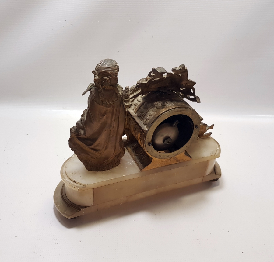 OSMANLI DÖNEMİ NADİR FORMDA ORYANTALİST ŞÖMİNE SAATİ