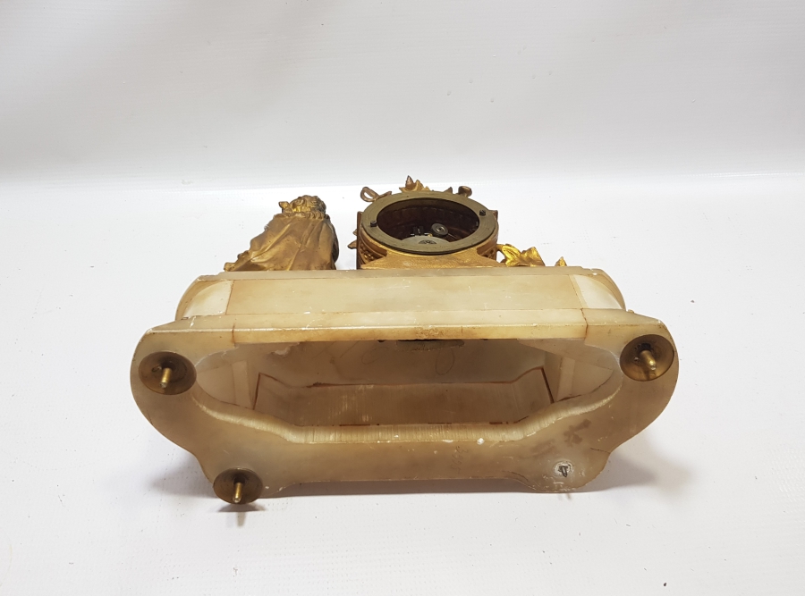 OSMANLI DÖNEMİ NADİR FORMDA ORYANTALİST ŞÖMİNE SAATİ