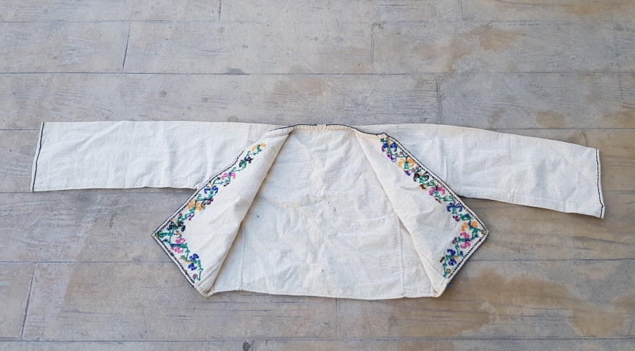 OSMANLI DÖNEMİ NADİR ÜZERİ İŞLEMELİ BALIKESİR YÖRESİ YAZLIK CEPKEN