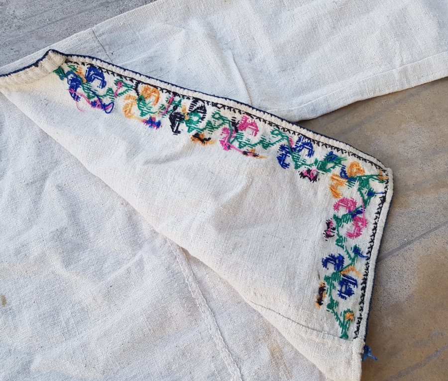 OSMANLI DÖNEMİ NADİR ÜZERİ İŞLEMELİ BALIKESİR YÖRESİ YAZLIK CEPKEN