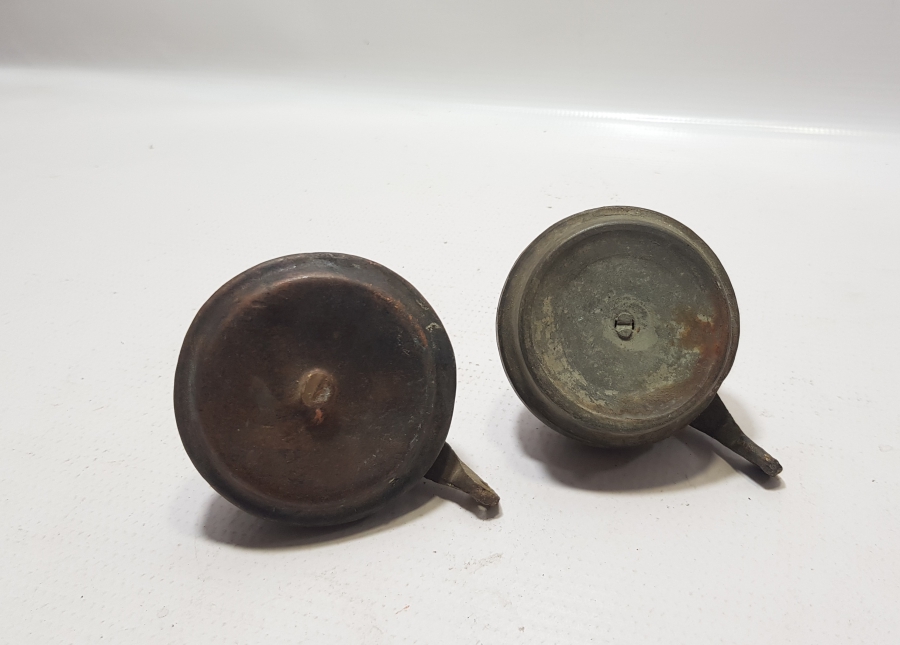 OSMANLI DÖNEMİ MEVLEVİ TUTMAÇLI BAKIR İBRİK KAPAĞI LOTU