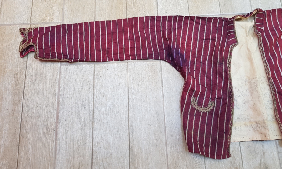 GÜMÜŞ SIRMA İŞÇİLİKLİ NADİR RUMELİ GELİN CEPKENİ