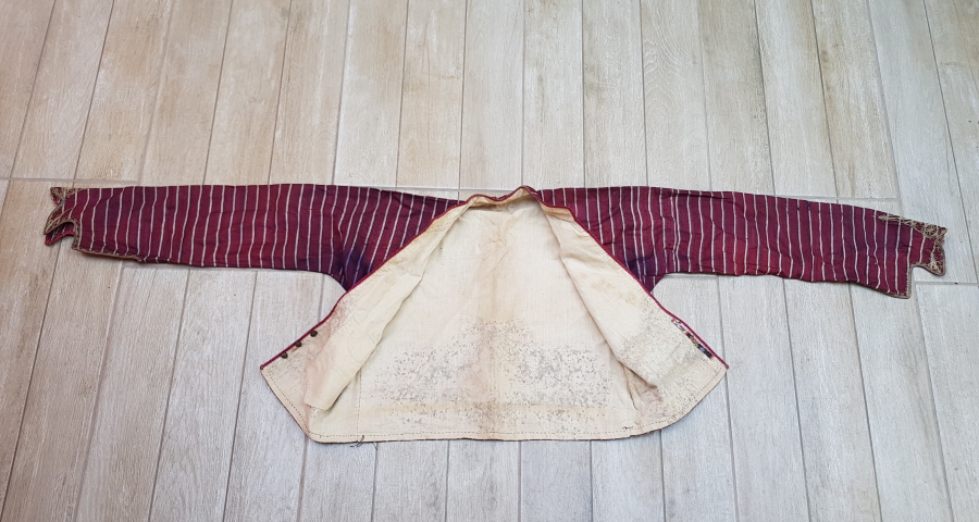 GÜMÜŞ SIRMA İŞÇİLİKLİ NADİR RUMELİ GELİN CEPKENİ