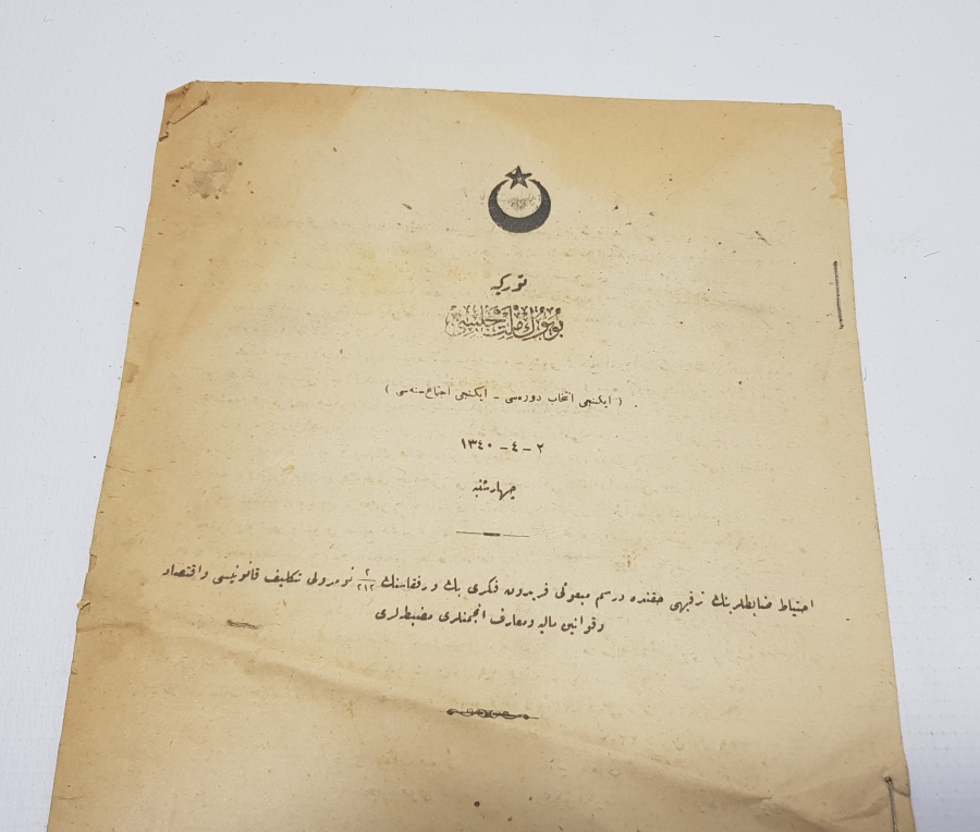 1928 YILI ÖNCESİ NADİR BÜYÜK MİLLET MECLİSİ TUTANAKLARI