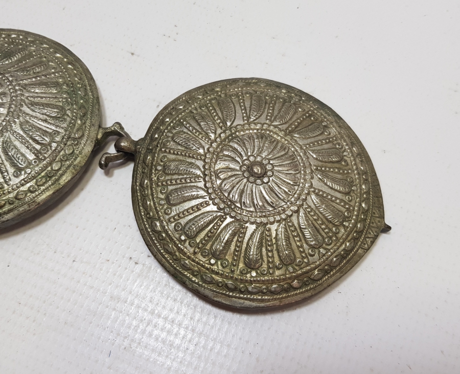 KABARTMA İŞÇİLİKLİ OSMANLI DÖNEMİ GÜMÜŞ GELİN KEMER TOKASI