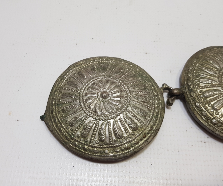 KABARTMA İŞÇİLİKLİ OSMANLI DÖNEMİ GÜMÜŞ GELİN KEMER TOKASI