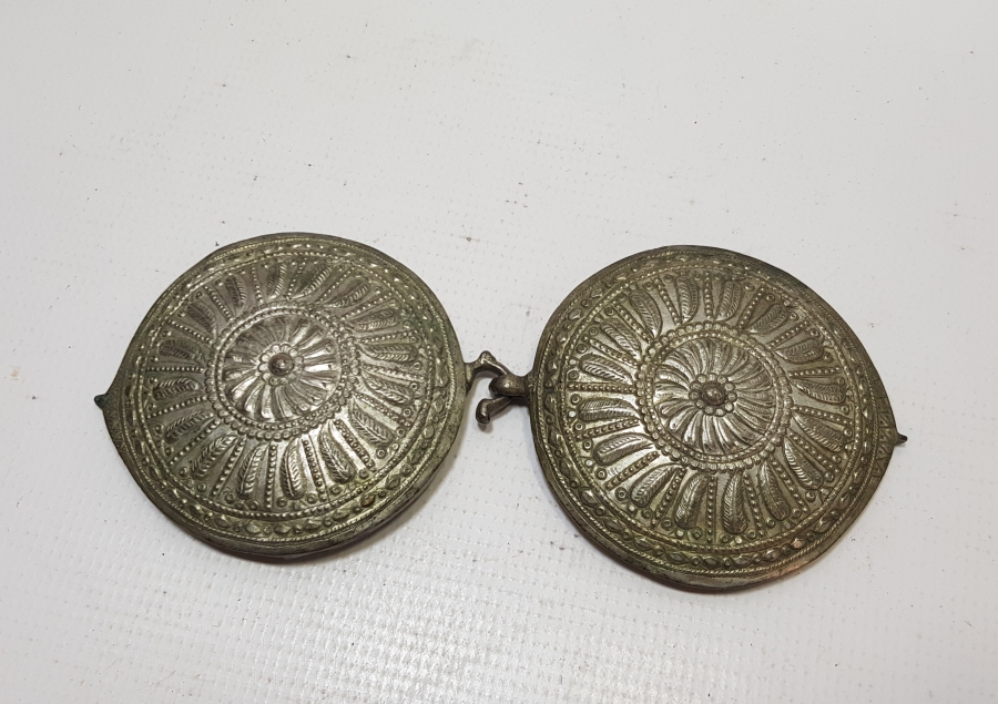 KABARTMA İŞÇİLİKLİ OSMANLI DÖNEMİ GÜMÜŞ GELİN KEMER TOKASI