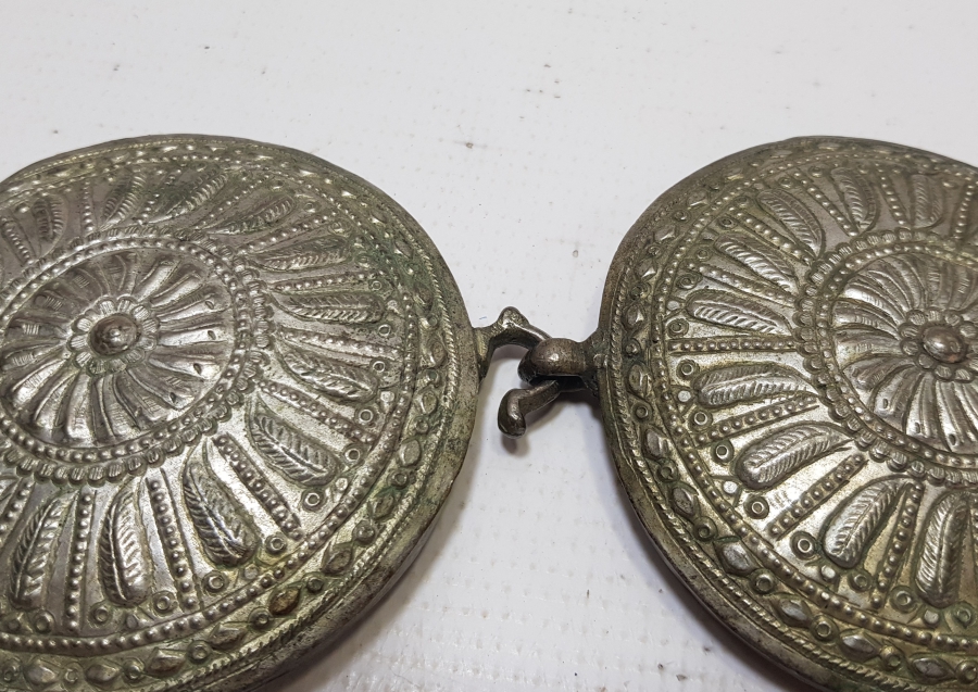 KABARTMA İŞÇİLİKLİ OSMANLI DÖNEMİ GÜMÜŞ GELİN KEMER TOKASI