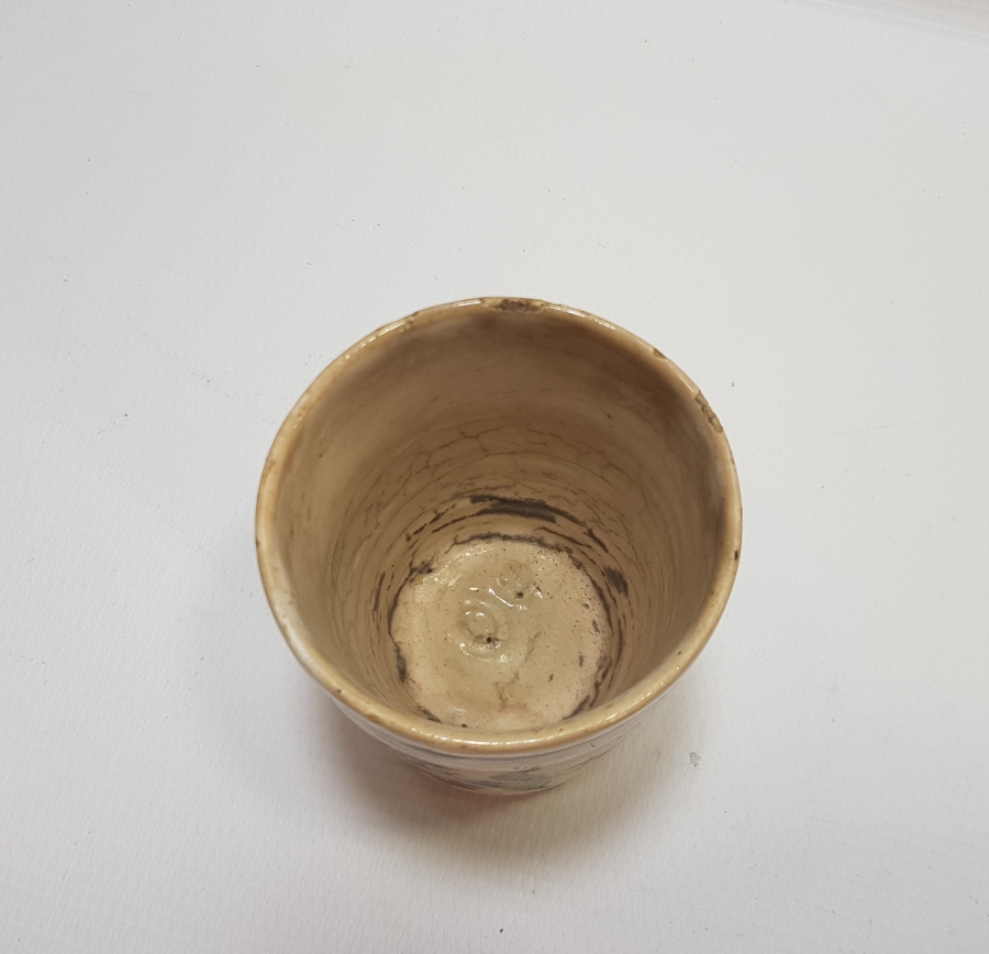 1800 BAŞLARI NADİR RENKTE EL BOYAMA KÜTAHYA BARDAK