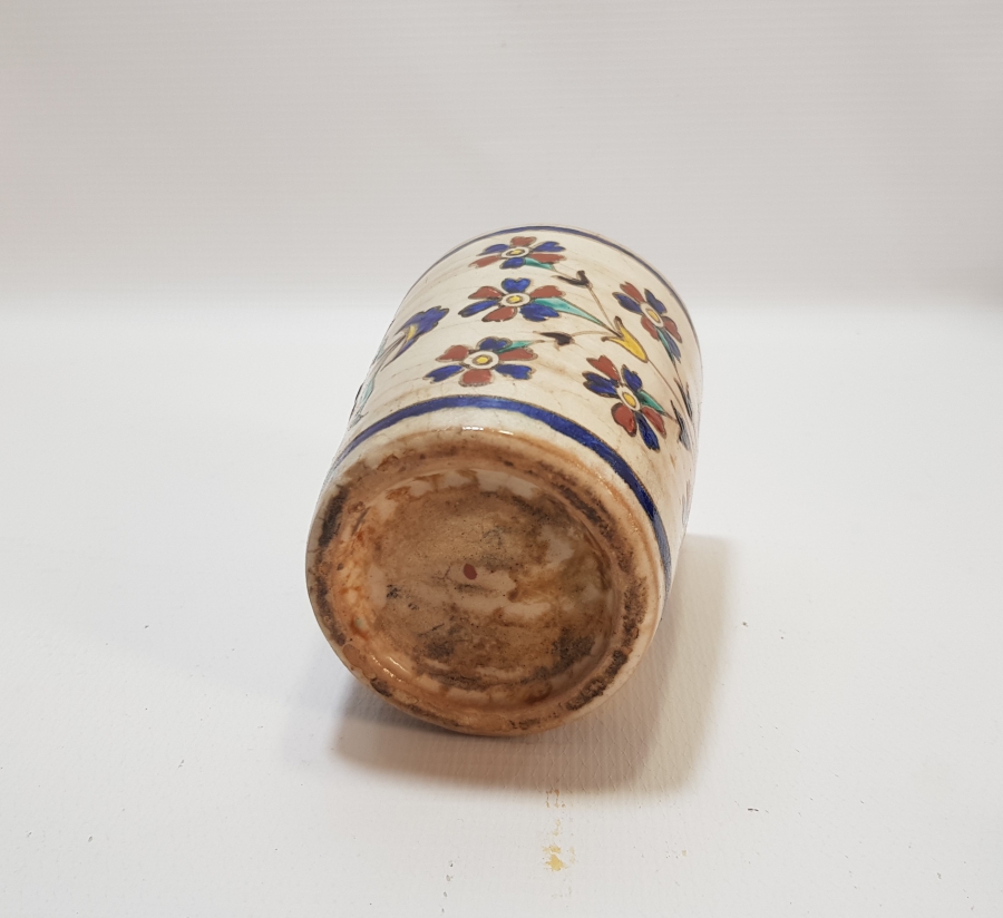 1800 BAŞLARI NADİR RENKTE EL BOYAMA KÜTAHYA BARDAK