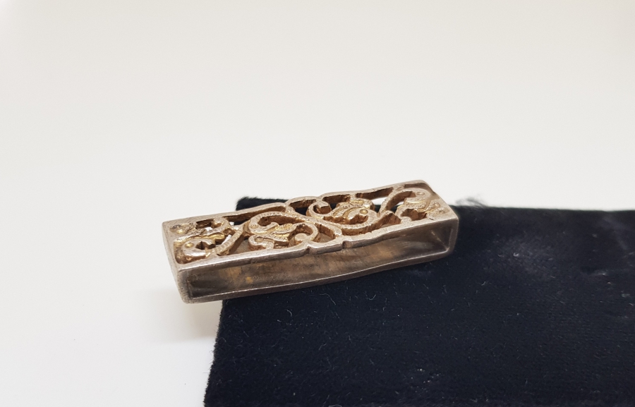 OSMANLI DÖNEMİ GÜMÜŞ KEMER PARÇASI