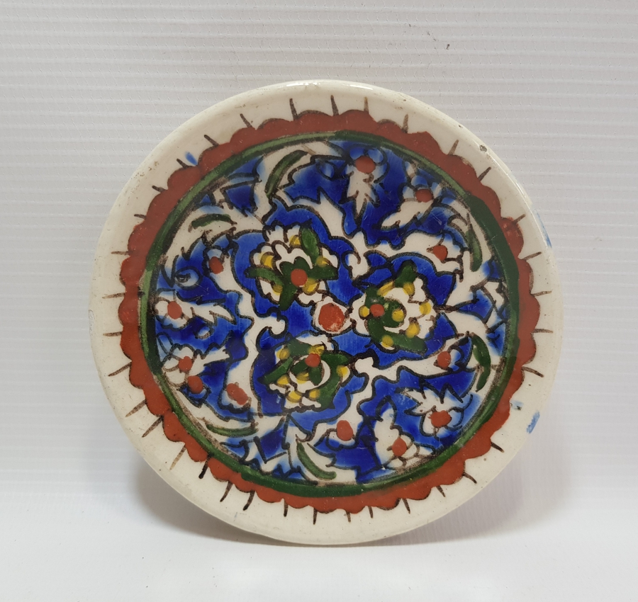 EL BOYAMA ANTİKA KÜTAHYA DUVAR TABAĞI