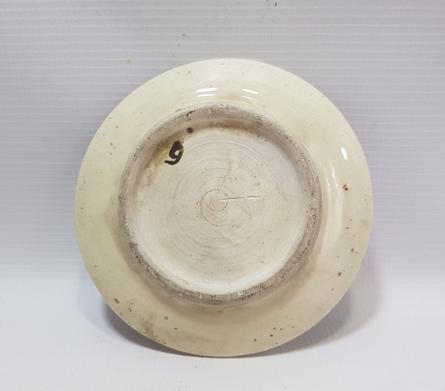 EL BOYAMA ANTİKA KÜTAHYA DUVAR TABAĞI