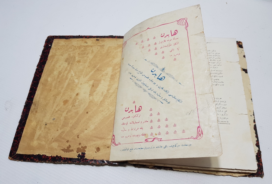 OSMANLI DÖNEMİ RESİMLİ KİTAP İSİMLİ DERGİ