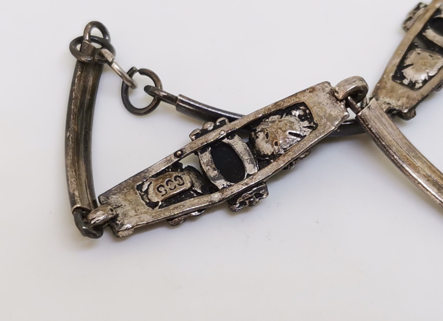 OLTU TAŞLI ÖZEL YAPIM GÜMÜŞ BİLEKLİK