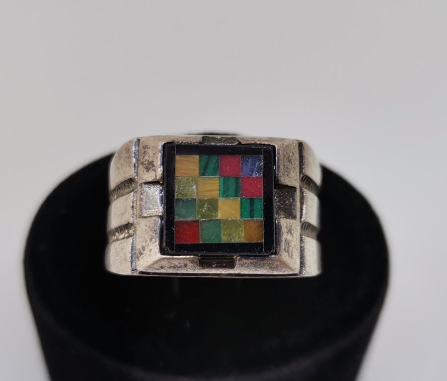 EKOSE TAŞLI GÜMÜŞ YÜZÜK