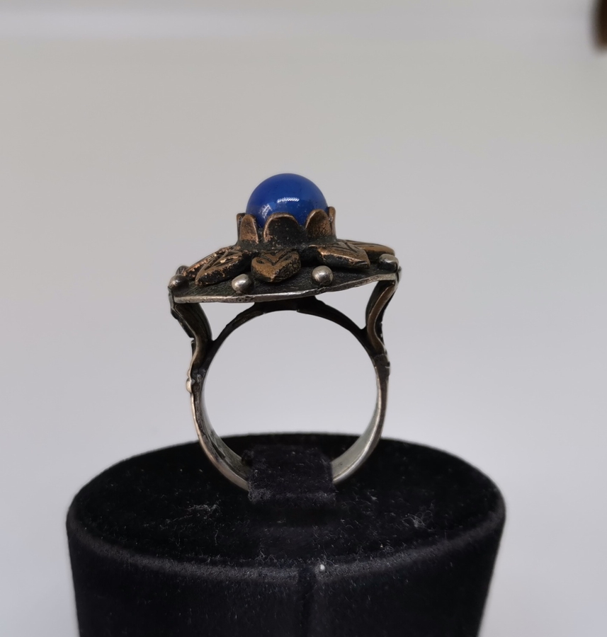 LAPİS TAŞLI HÜRREM MODEL GÜMÜŞ YÜZÜK