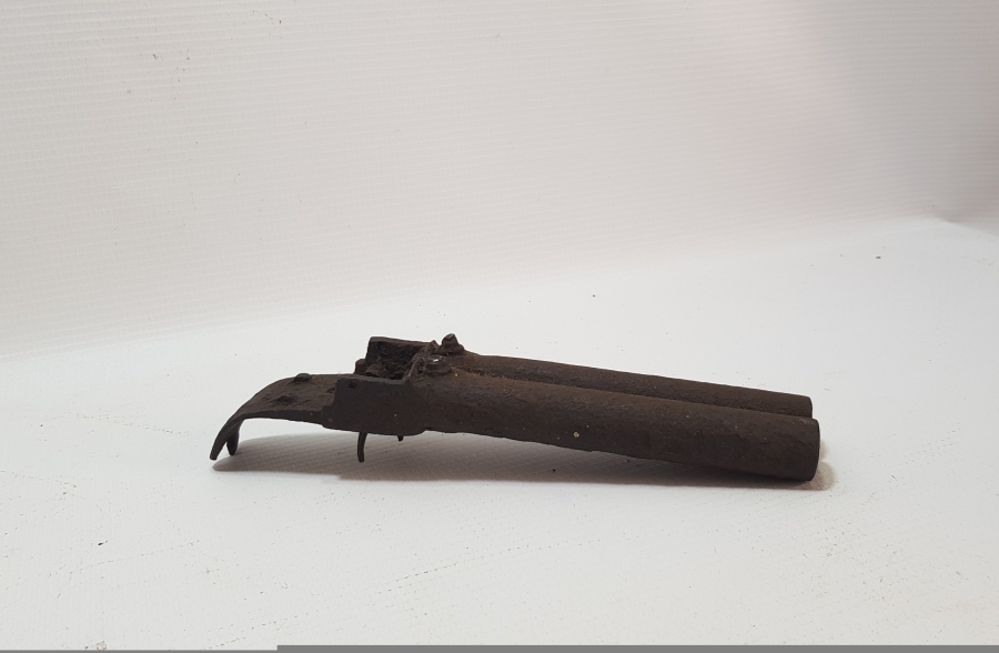 SON DÖNEM EL YAPIMI NADİR ÇİFTE PİŞTOV NAMLUSU