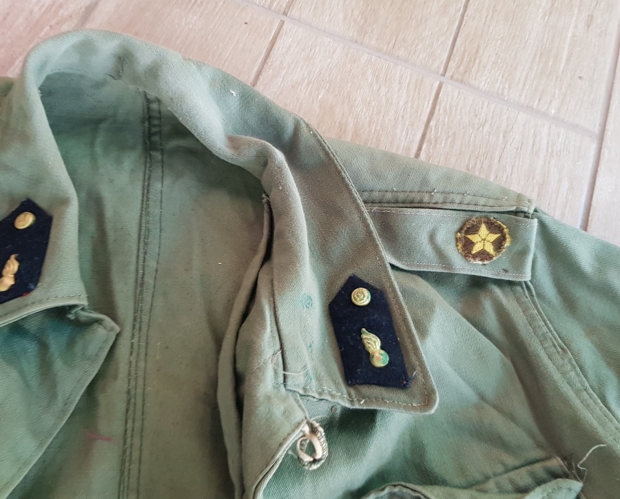 KORE SAVAŞI DÖNEMİ TÜRK TOPÇU SUBAY CEKETİ