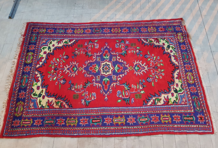 OSMANLI DÖNEMİ EL DOKUMA BÜYÜK BOY KOZAK HALISI