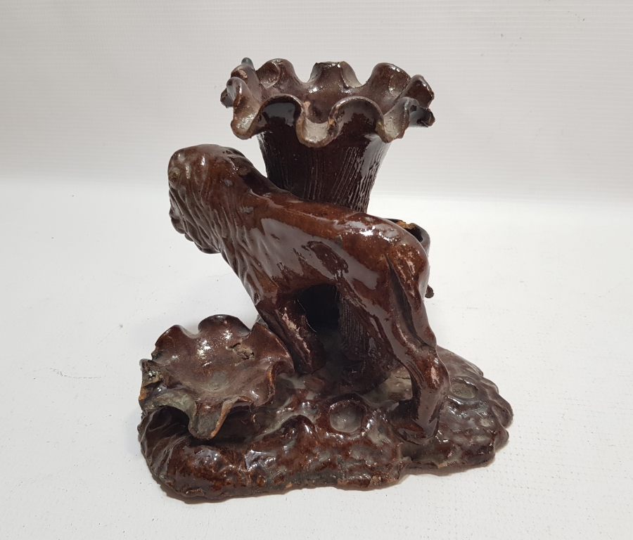 ANADOLU ASLANI FİGÜRLÜ ANTİKA ÇANAKKALE MASAÜSTÜ KALEMLİK