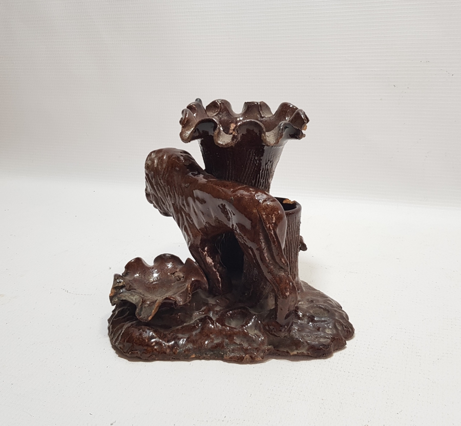 ANADOLU ASLANI FİGÜRLÜ ANTİKA ÇANAKKALE MASAÜSTÜ KALEMLİK