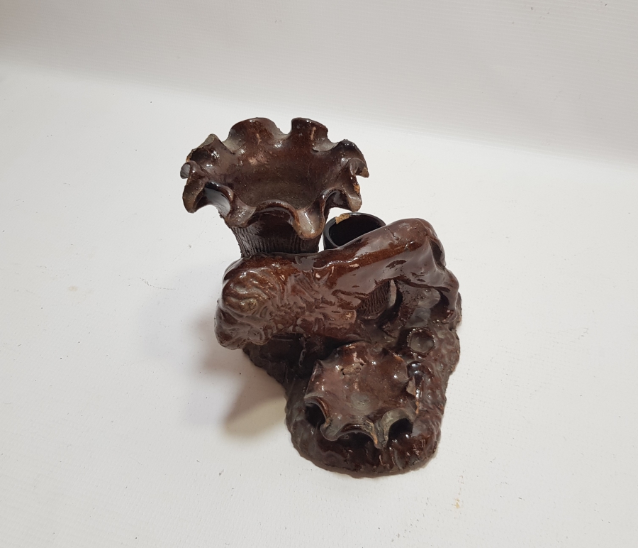 ANADOLU ASLANI FİGÜRLÜ ANTİKA ÇANAKKALE MASAÜSTÜ KALEMLİK