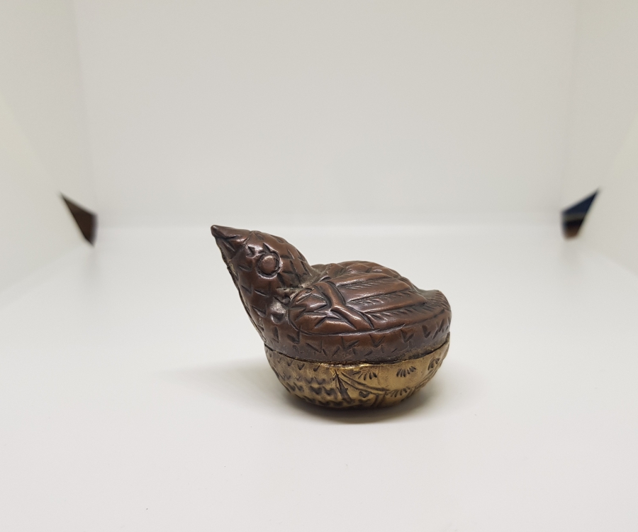 SIĞIRCIK FORMLU OSMANLI DÖNEMİ KAPAKLI NADİR SAKIZLIK