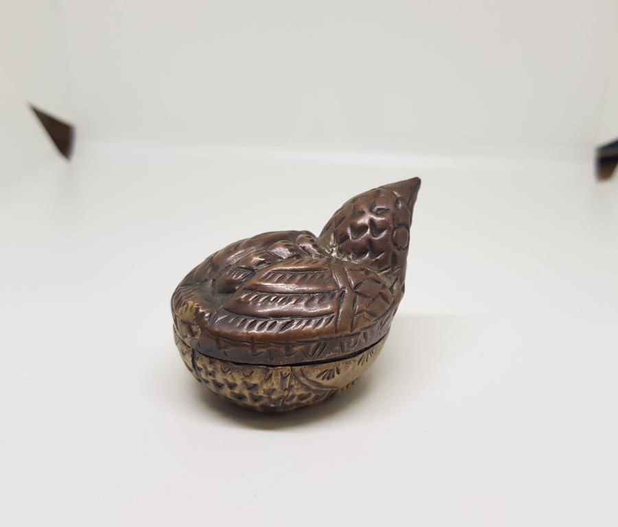 SIĞIRCIK FORMLU OSMANLI DÖNEMİ KAPAKLI NADİR SAKIZLIK