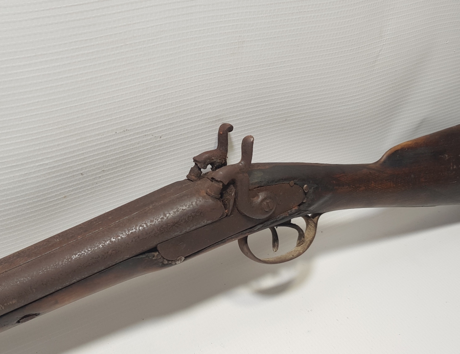 ORİJİNAL HARBİSİYLE OSMANLI DÖNEMİ ÇİFTE DOLMA TÜFEK