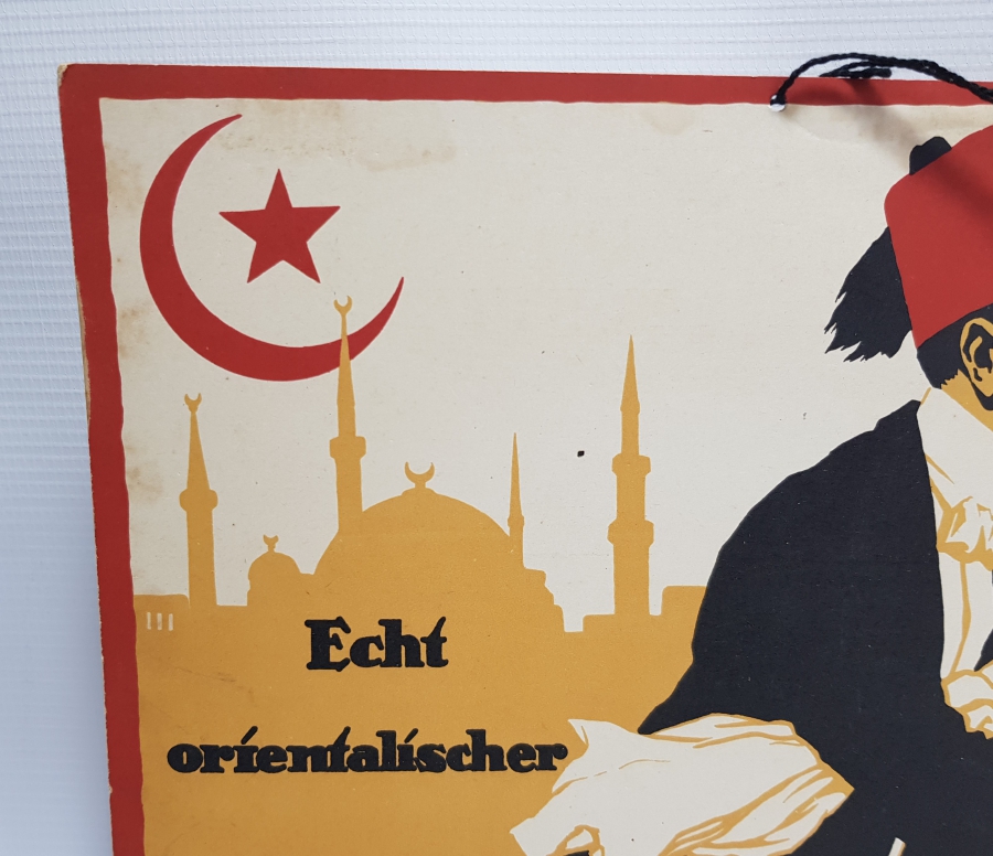 OSMANLI DÖNEMİ ÇOK NADİR DUSİKO RAKISI REKLAM TABELASI