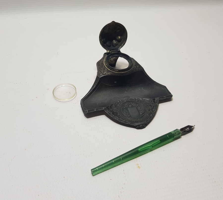 KABARTMA İŞÇİLİKLİ OSMANLI DÖNEMİ MASA ÜSTÜ HOKKASI