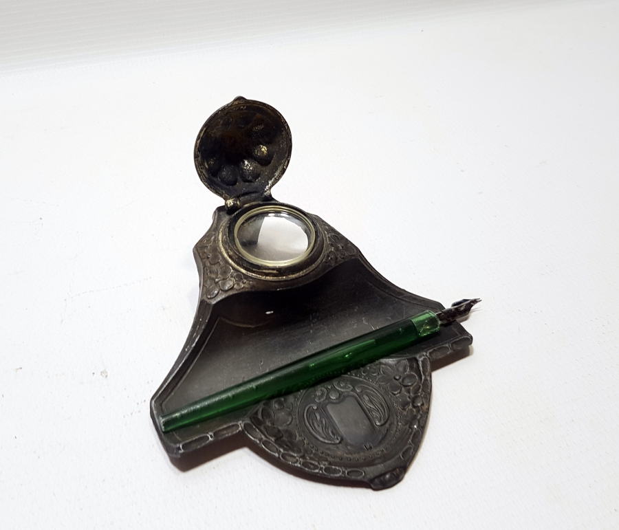 KABARTMA İŞÇİLİKLİ OSMANLI DÖNEMİ MASA ÜSTÜ HOKKASI