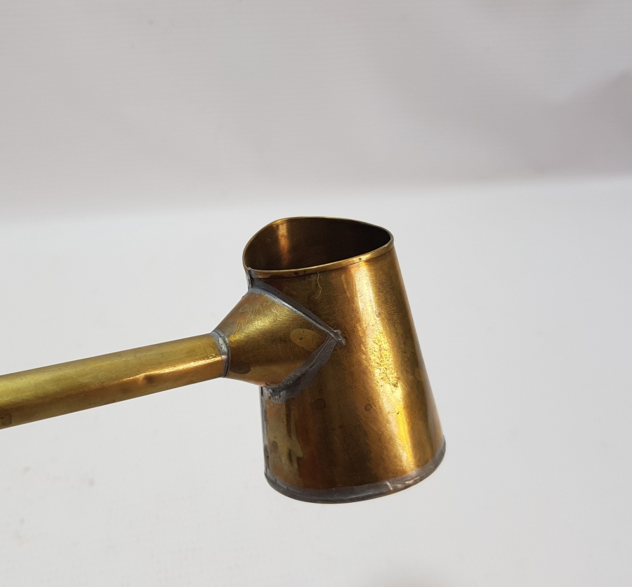 OSMANLI DÖNEMİ SÜLEYMANİYE İŞİ EL YAPIMI ÇOK NADİR SEYYAR KAHVECİ CEZVESİ