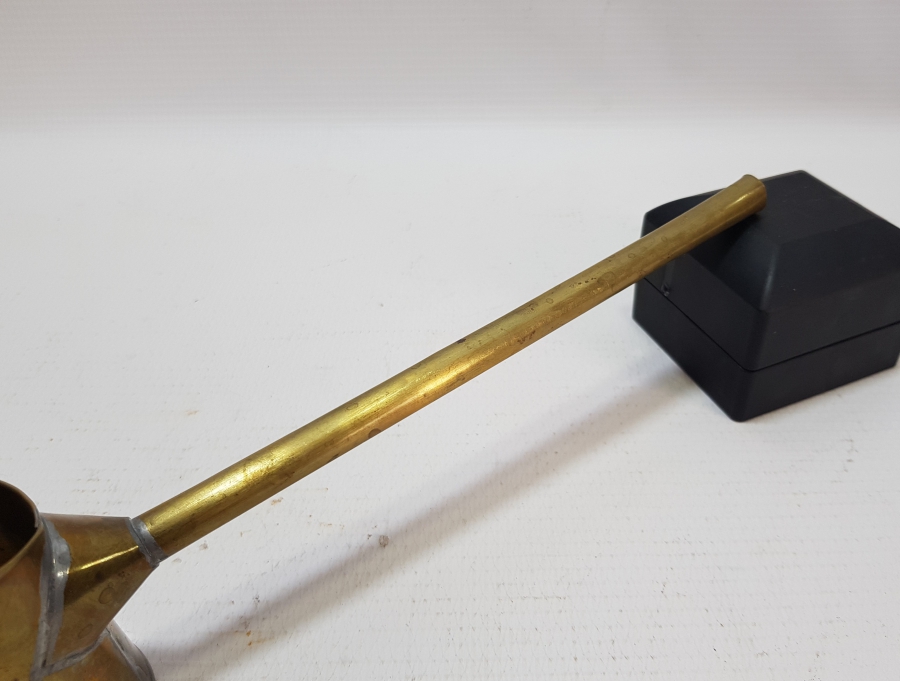 OSMANLI DÖNEMİ SÜLEYMANİYE İŞİ EL YAPIMI ÇOK NADİR SEYYAR KAHVECİ CEZVESİ