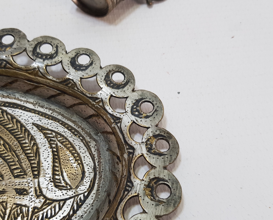 ÜZERİNDE AFİYET OLSUN EFENDİM YAZILI OSMANLI DÖNEMİ ESERİ İSTANBUL KAHVE TAKIMI