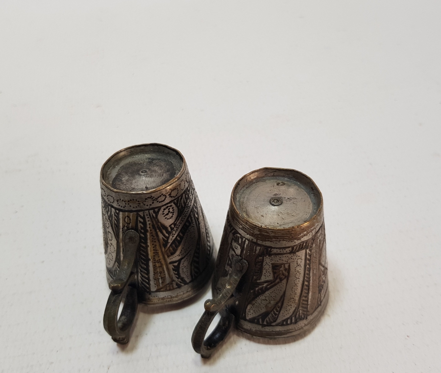 ÜZERİNDE AFİYET OLSUN EFENDİM YAZILI OSMANLI DÖNEMİ ESERİ İSTANBUL KAHVE TAKIMI