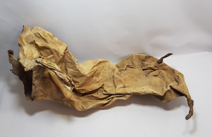 OSMANLI DÖNEMİ ÇOK NADİR DERİ SAKA KÜFESİ - SUCU KÜFESİ