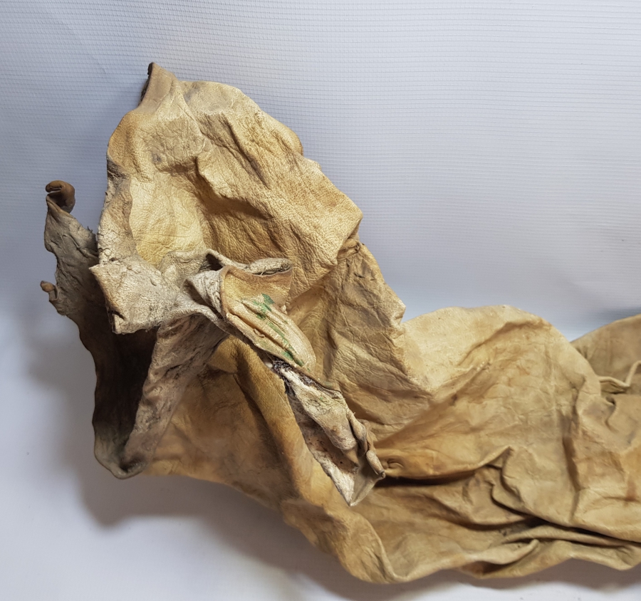 OSMANLI DÖNEMİ ÇOK NADİR DERİ SAKA KÜFESİ - SUCU KÜFESİ