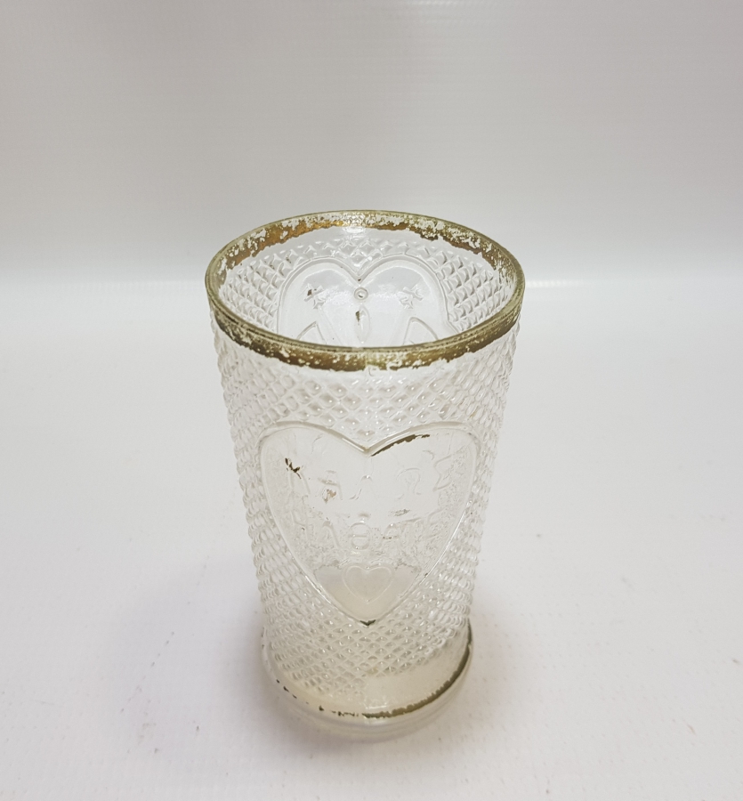 MEŞRUTİYET SANCAĞI FORMUNDA VE RUMCA AFİYET OLSUN EFENDİM YAZILI OSMANLI DÖNEMİ BİLLUR BARDAK