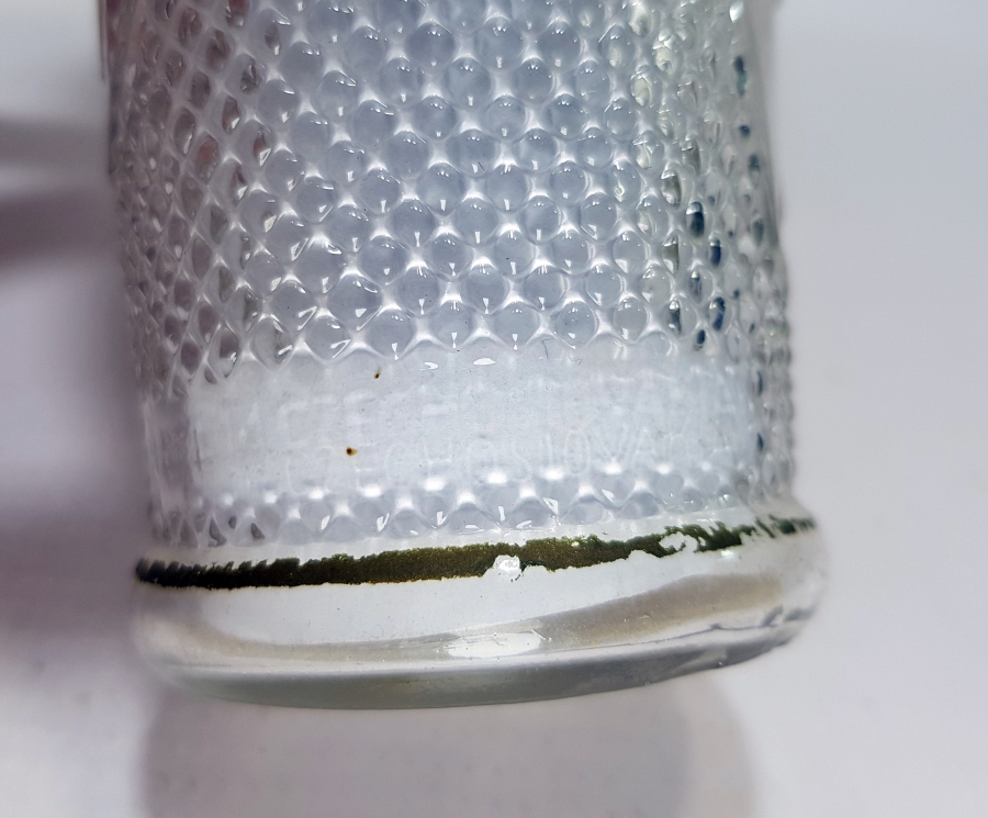 MEŞRUTİYET SANCAĞI FORMUNDA VE RUMCA AFİYET OLSUN EFENDİM YAZILI OSMANLI DÖNEMİ BİLLUR BARDAK