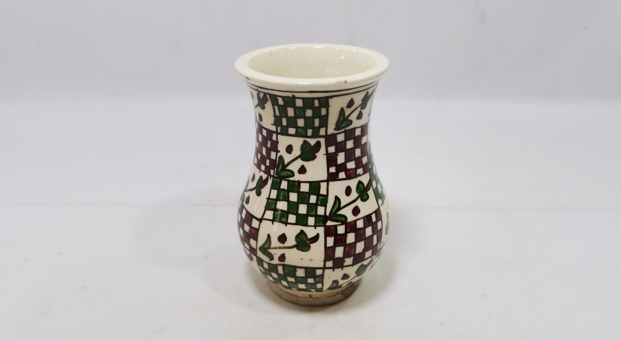 KÜTAHYA İŞİ EL BOYAMA ANTİKA VAZO