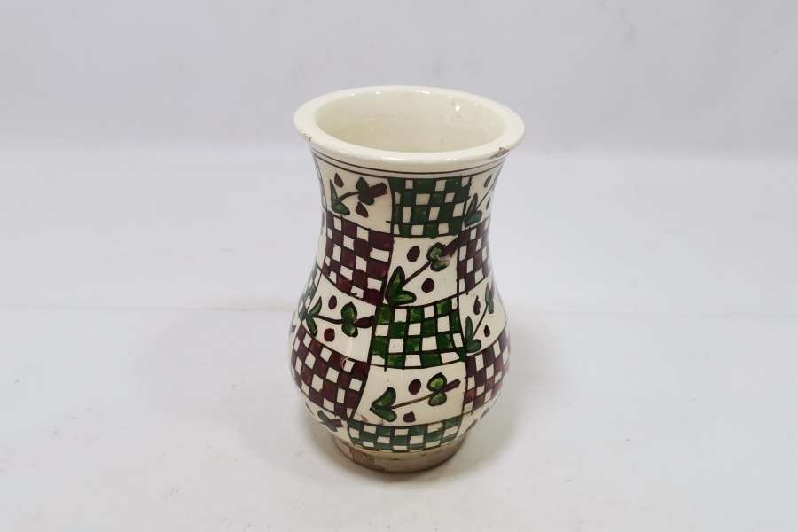 KÜTAHYA İŞİ EL BOYAMA ANTİKA VAZO