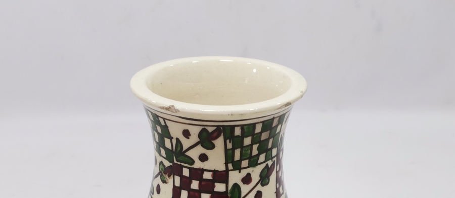 KÜTAHYA İŞİ EL BOYAMA ANTİKA VAZO