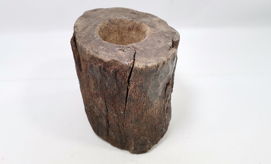 OSMANLI DÖNEMİ EL OYMA BÜYÜK BOY AHŞAP DİBEK