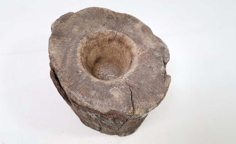 OSMANLI DÖNEMİ EL OYMA BÜYÜK BOY AHŞAP DİBEK