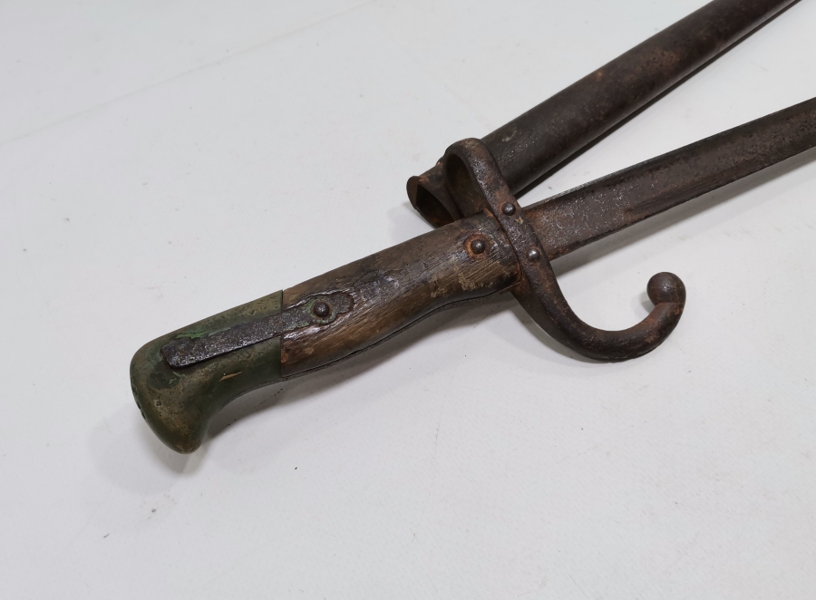 1.DÜNYA SAVAŞI DÖNEMİ ORİJİNAL KININDA FRANSIZ SUBAY SÜNGÜSÜ