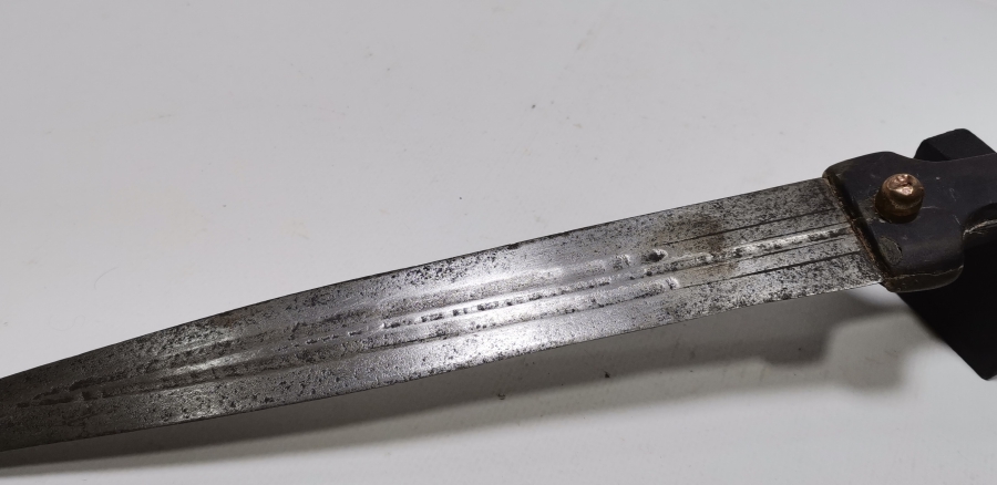 OSMANLI DÖNEMİ BOYNUZ SAPLI ERZİNCAN İŞİ ÇOK NADİR BÜYÜK BOY ÇERKEZ KAMASI