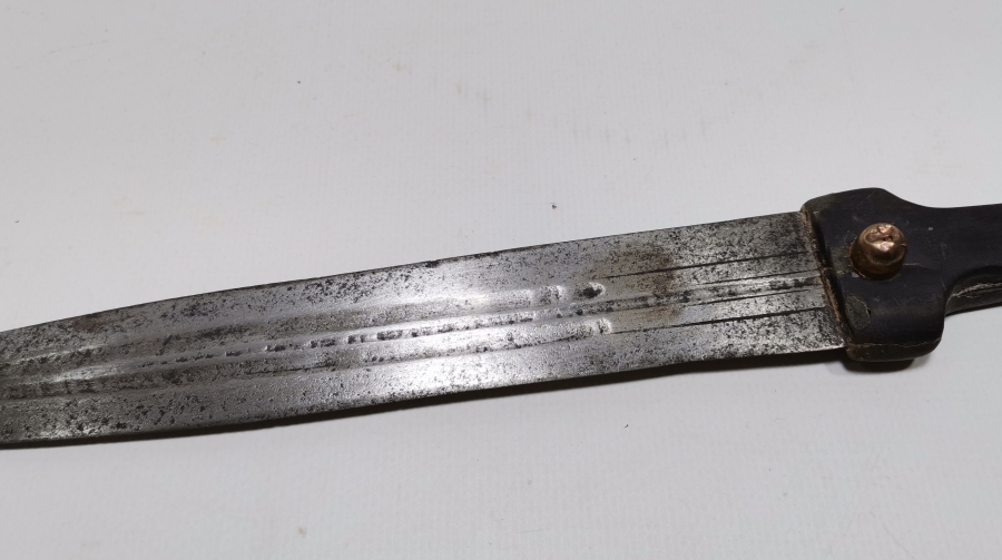 OSMANLI DÖNEMİ BOYNUZ SAPLI ERZİNCAN İŞİ ÇOK NADİR BÜYÜK BOY ÇERKEZ KAMASI